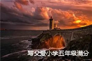 写父爱小学五年级满分的作文(精选5篇)