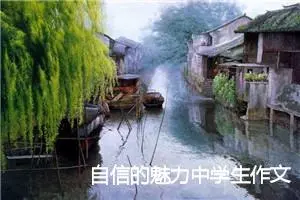 自信的魅力中学生作文(精选5篇)
