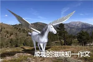成功的滋味初一作文