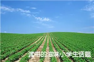读书的滋味小学生话题作文(精选5篇)