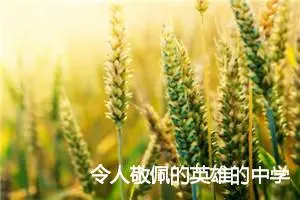 令人敬佩的英雄的中学生作文(精选5篇)