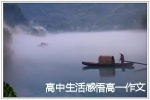 高中生活感悟高一作文600字(精选34篇)