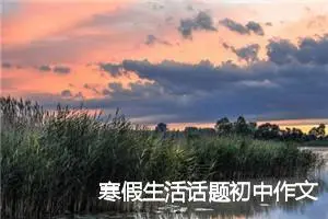寒假生活话题初中作文(精选5篇)