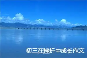 初三在挫折中成长作文怎么写(精选5篇)