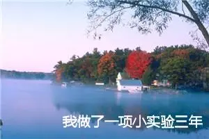 我做了一项小实验三年级下册作文(精选7篇)
