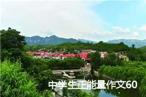 中学生正能量作文600字初一(精选5篇)