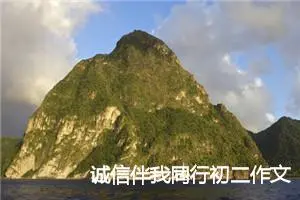 诚信伴我同行初二作文600字(精选5篇)