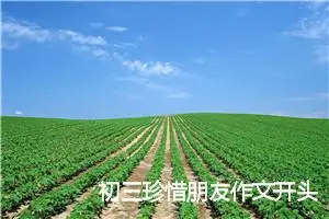 初三珍惜朋友作文开头结尾(精选5篇)